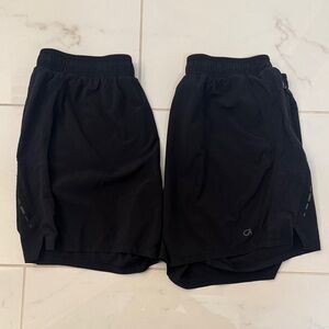 Black Men's Athletic Shorts